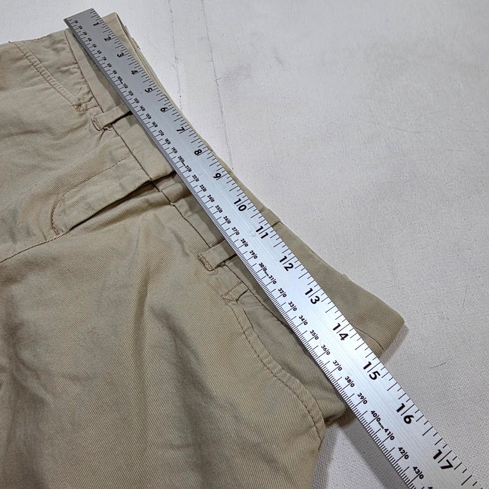 The Limited Shorts Womens 2 Tan Drew Fit Cuffed Chino Twill Casual Summer 8495 - Picture 6 of 6